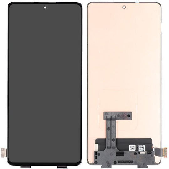 Екран със Сензорен Механизъм за Mi 11T / 11T Pro - Ми 11Т / 11Т Про (Черен)