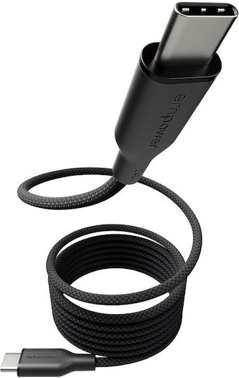 Empower by PanzerGlass Magnetic USB 2.0 Cable USB-C Male - USB-C 240W PD Black 1.5m