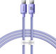 Baseus Crystal Shine Плетен USB 2.0 Кабел USB-C...