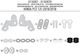 Kappa Moto Motorcycle Windshield & Windscreen Installation Kit for Honda PCX 125 2018-2020 D1163KITK