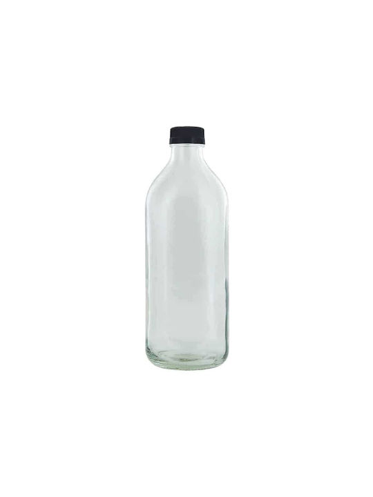 Costos Bottle Water Glass with Screw Cap Transparent 1000ml