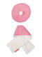 Kinder Mütze Set Stoff Rosa