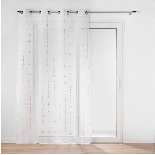 Douceur d'Intérieur Ariane με Τρουκς Λευκή 140x280εκ.