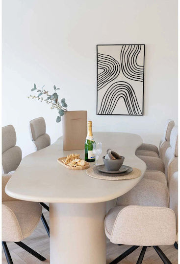 Maranola Dining Room Table Off White 240x96x76cm