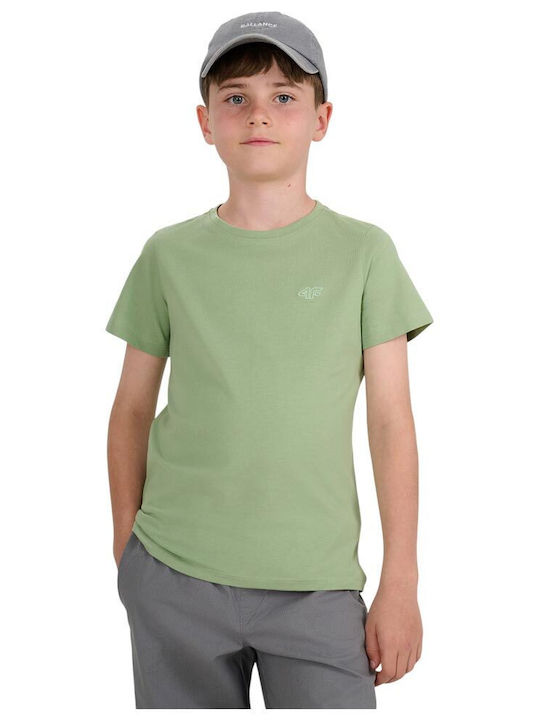 4F Παιδικό T-shirt Πράσινο