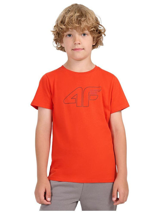 4F Kids' T-shirt Red