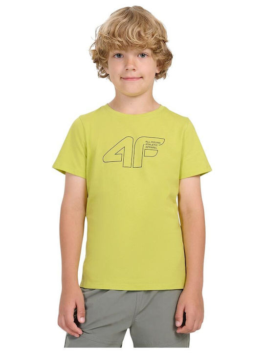 4F Kids' T-shirt Yellow