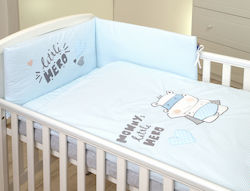 Amy Set Pentru Patut Albastru 3buc piese