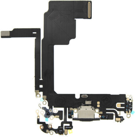 Kabel mit Anschluss zum Aufladen in Schwarz Farbe für iPhone 15 Pro
