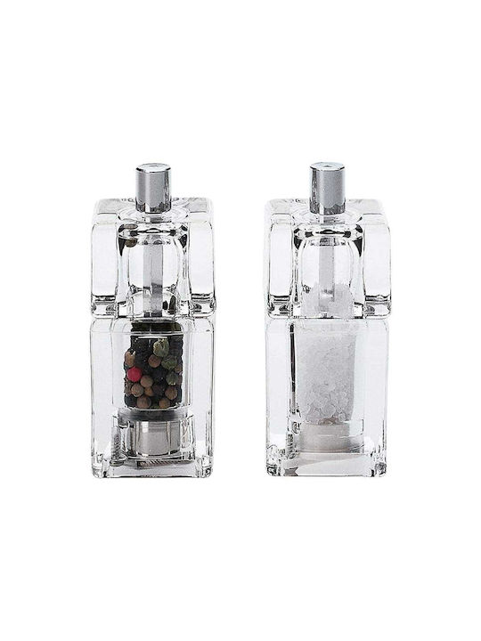 Yuk Manual Set Spice Mills made of Plastic 2pcs