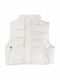 Waterproof Kids' Quilted Jacket Sleeveless Windproof White