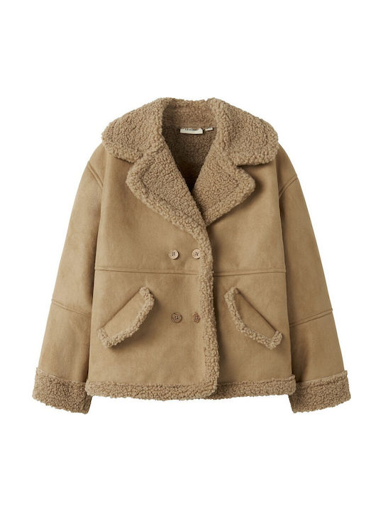 Kids' Casual Jacket with Lining Beige