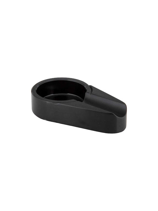 Cigar Ashtray Porcelain Matte Black 13cm