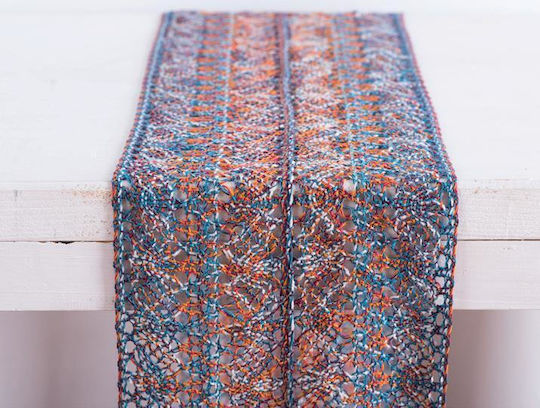 Beauty Home Boho Δαντέλα Ραπτικής Τιρκουάζ από Ύφασμα 250εκ.