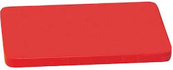 Temno Rectangular Plastic Chopping Board Red 50...