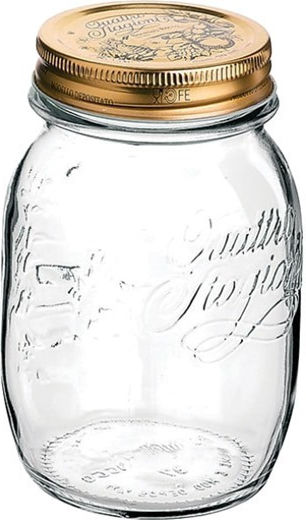 Bormioli Rocco Βάζο για Καφέ με Καπάκι Γυάλινο Διάφανο 500ml