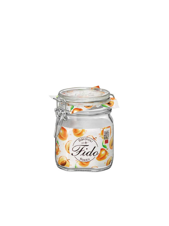 Bormioli Rocco Coffee Jar with Airtight Lid Glass Transparent 750ml 1 Piece