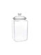 Temno Vase General Use with Airtight Lid Glass Transparent 5000ml