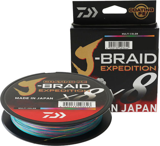 Daiwa J-Braid Expedition X8 Multi 300m PE #2.5 12552-122