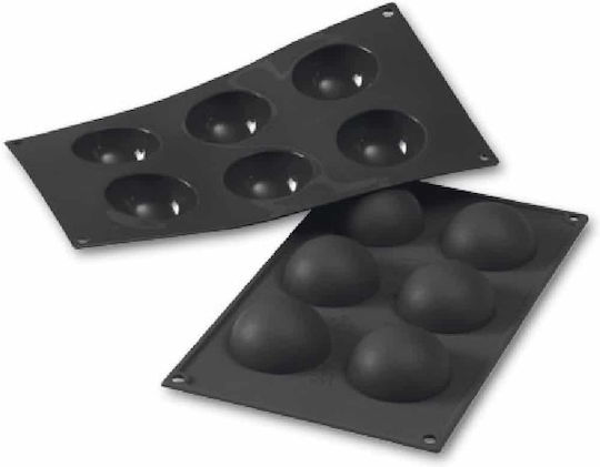 Martellato Silicone Chocolates 6 Cups Baking Pan 30x17.6x3cm