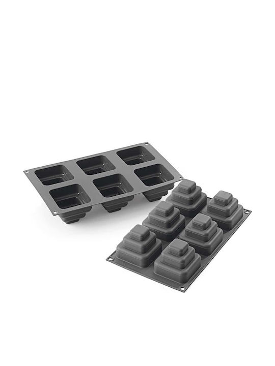 Martellato Silicone Cake 6 Cups Baking Pan 30x17.6cm