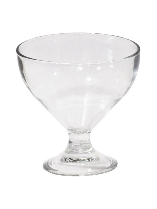 Bormioli Rocco Ice Cream Serving Bowl Round Glass Transparent 6pcs