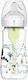 Dr. Brown's Plastic Baby Bottle Anti-Colic with Silicone Nipple for 0+, 0+ m, months Transparent Baby Dino 270ml