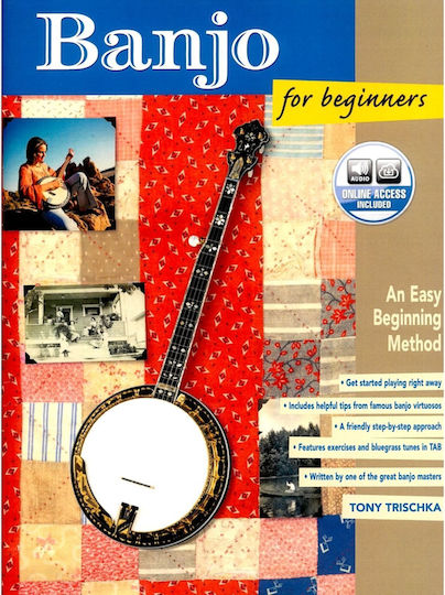 Alfred Tony Trischka Banjo Beginners Online Audio Access Included