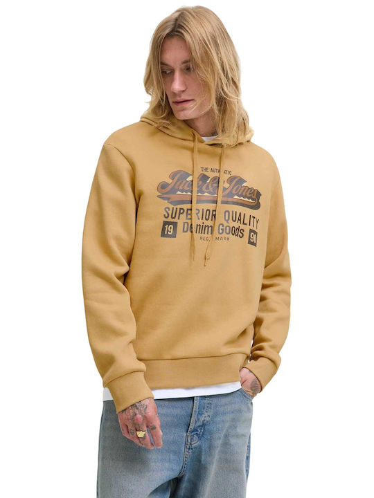 Jack & Jones Noos Φούτερ με Κουκούλα Curry Yellow