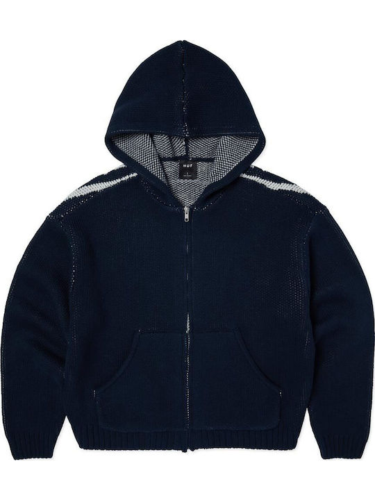 HUF Token Ζακέτα με Κουκούλα Navy