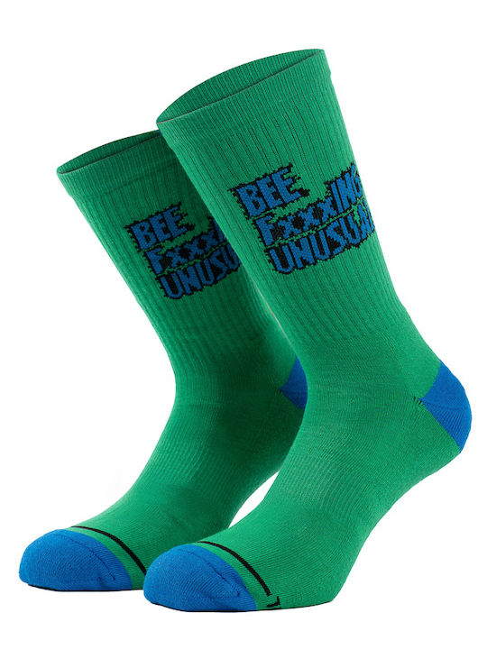 Bee. Unusual. Fxxxing Unusual Κάλτσες Green