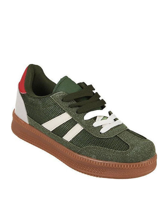 Mitsuko Damen Sneakers Grün