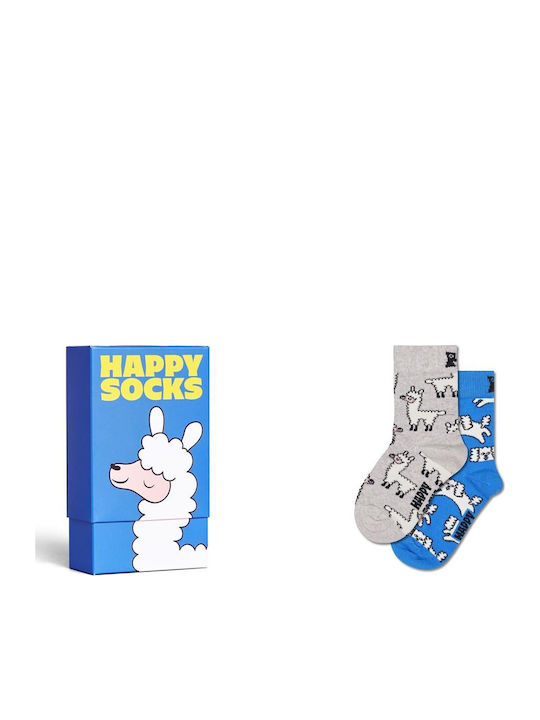Happy Socks Kids' Socks Kids Blue 2 Pairs
