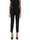 Pants Women Twenty-29 Γυναικείο Υφασμάτινο Παντελόνι με Λάστιχο σε Slim Εφαρμογή Μαυρο