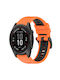 Strap Silicone Orange (Fenix 5S/5S Plus/6S/6S Pro/7S/7S Pro/8 (43mm))