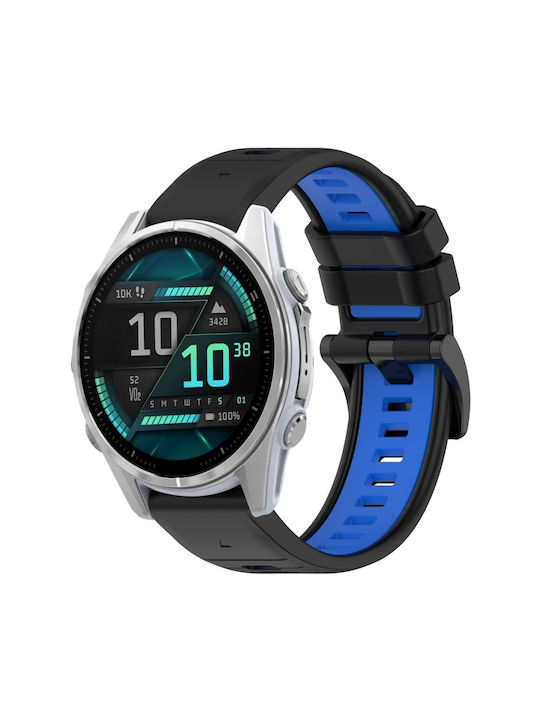 Armband Silikon Schwarz (Fenix 5S/5S Plus/6S/6S Pro/7S/7S Pro/8 (43mm))