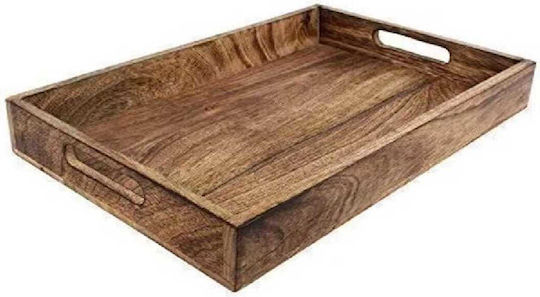 Yuk Ξύλινος Δίσκος Σερβιρίσματος 29x23x5cm