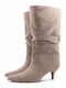 Suede Women's Boots Brown