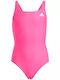 adidas Kids Swimwear One-Piece Fuchsia