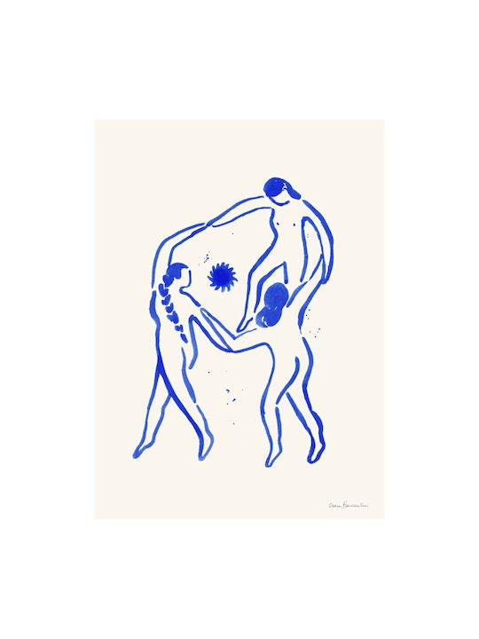 Πόστερ My Sisters Λευκό Μπλε 40 X 50 Cm Poster Club
