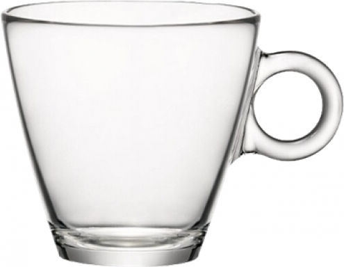 Bormioli Rocco Σετ Φλιτζάνια Espresso Γυάλινα Λευκά 12τμχ