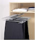 Wenko Schrankbügel für Hosen Metallisch Gray 5971100 1Stück