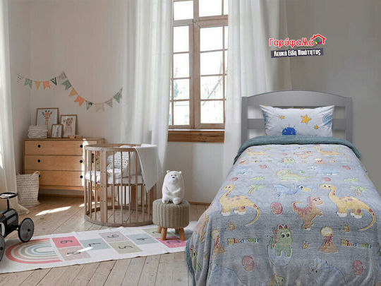 Fleece Dinosaur Fluorescent Blanket Garyfallo 220x160cm