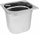 Gastronorm Pfanne 1/6 15cm Tiefe Inox 18/0