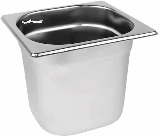 Gastronorm Pfanne 1/6 15cm Tiefe Inox 18/0