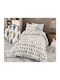 MayHome Bettdecke Für Krippe Baumwolle Gray 120x160cm