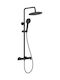 Roca Adjustable Shower Column Without Battery Black