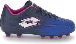 Lotto Solista 700 Ix FG Kids Soccer Cleats Molded Outsole Fuchsia Lotto Solista 700 Ix FG Kids Soccer Cleats Molded Outsole Fuchsia