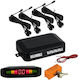 VenCore Car Parking System with Screen and 4 Sensors in Black Color