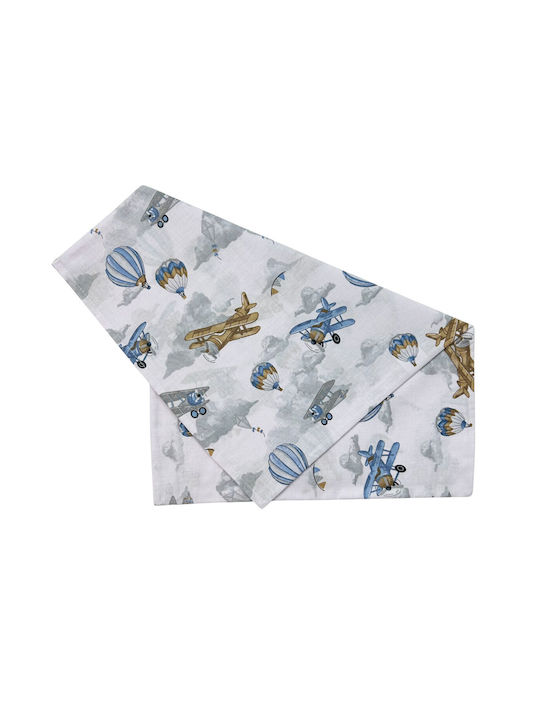 Bunny Bebe Planes Детски Калъф За Възглавница От 100% Памук Многоцветен 45x33см